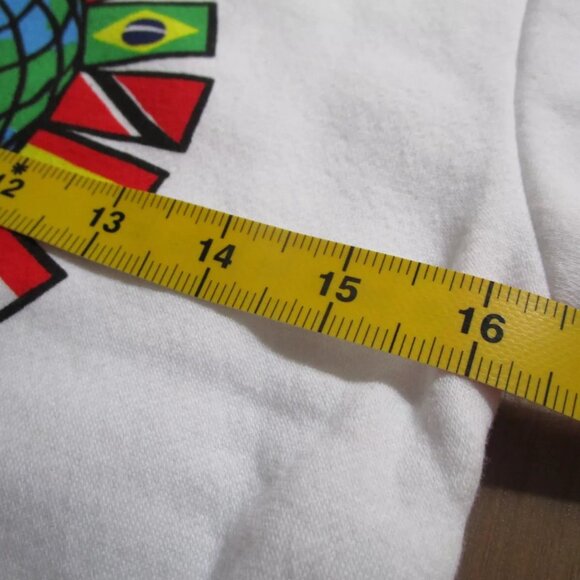 NWT Forever 21 GIRLS White NASA quarter zip crop sweatshirt Hoodie 9/10 - Picture 11 of 16